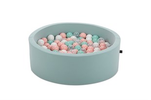 Wellgro Bubble Pop Mint Top Havuzu-Mint/Beyaz/Şeffaf/Pembe