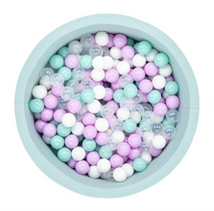 Wellgro Bubble Pop Mint Top Havuzu-Mint/Beyaz/Şeffaf/Lila