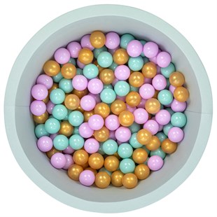 Wellgro Bubble Pops Mint Top Havuzu-Mint/Lila/Gold